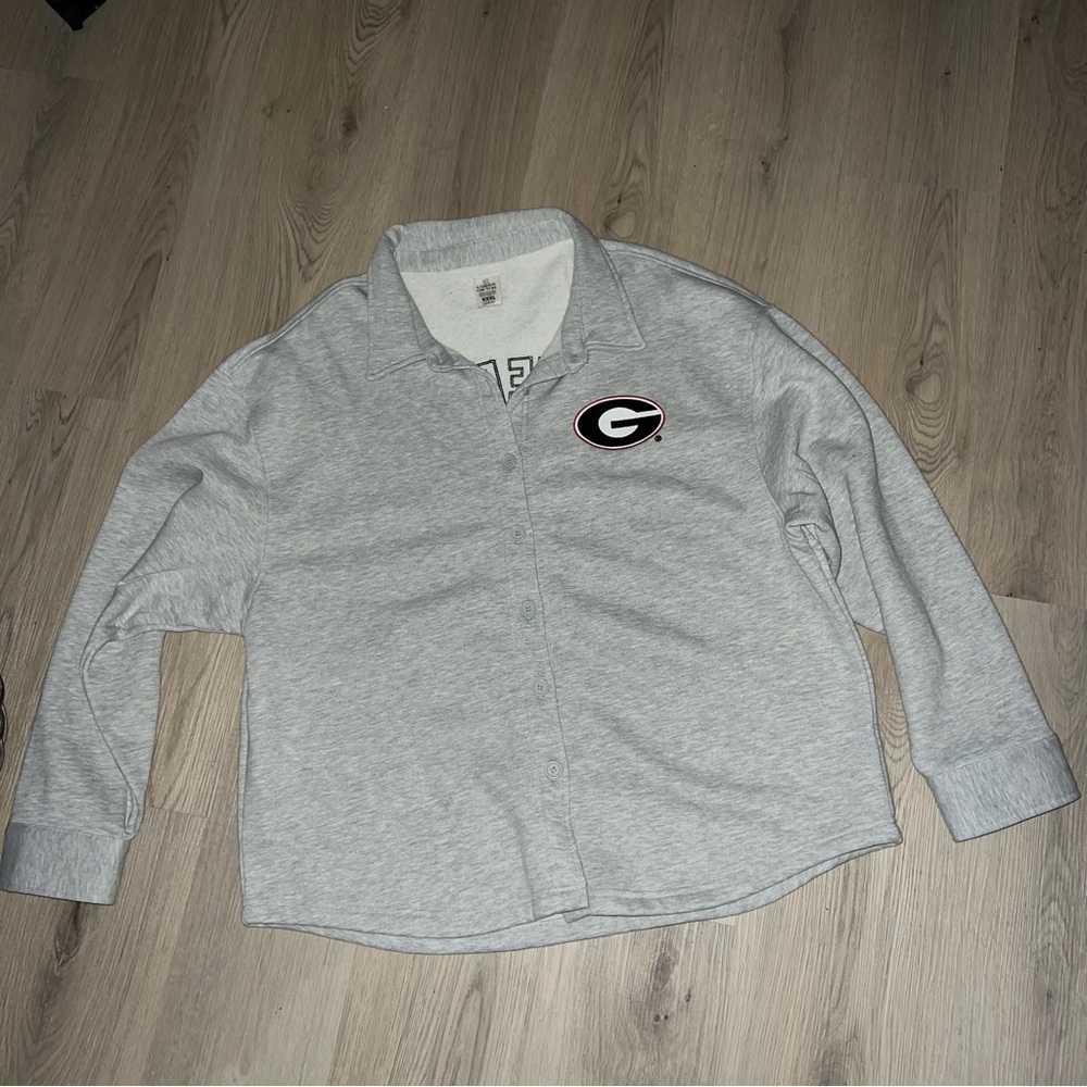 Game Day Couture Georgia Bulldogs Jacket Women’s XXXL Gray UGA Fan Apparel